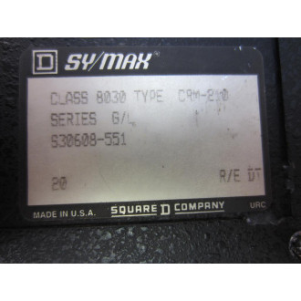 Square D 8030-CRM210 SyMax Local Interface Ser GL W 10 Screw Terminal - Used