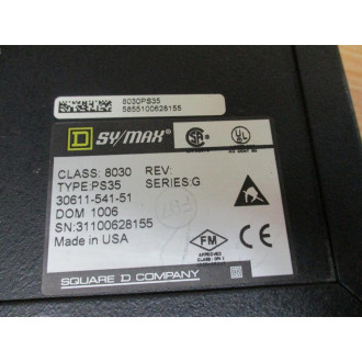 Square D 8030-PS35 SyMax 23A Power Supply Module 8030PS35 Series G - Used