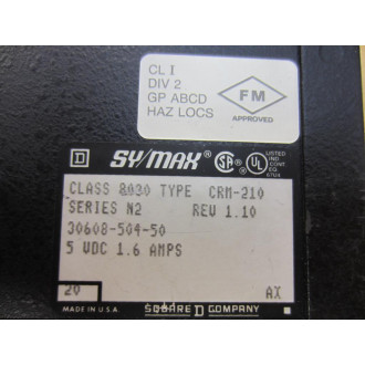 Square D 8030-CRM210 SyMax Local Interface Ser.N2 Rev.1.10 WTerminal - Used