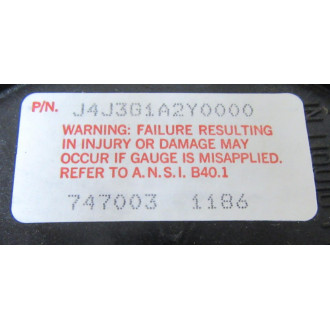 Helicoid J4J3G!A2Y0000 Gauge