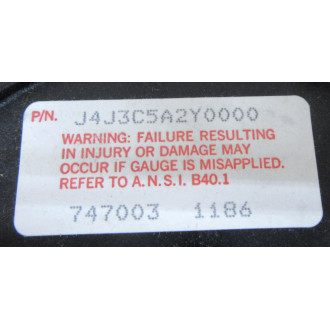 Helicoid J4J3C5A2Y0000 Gauge