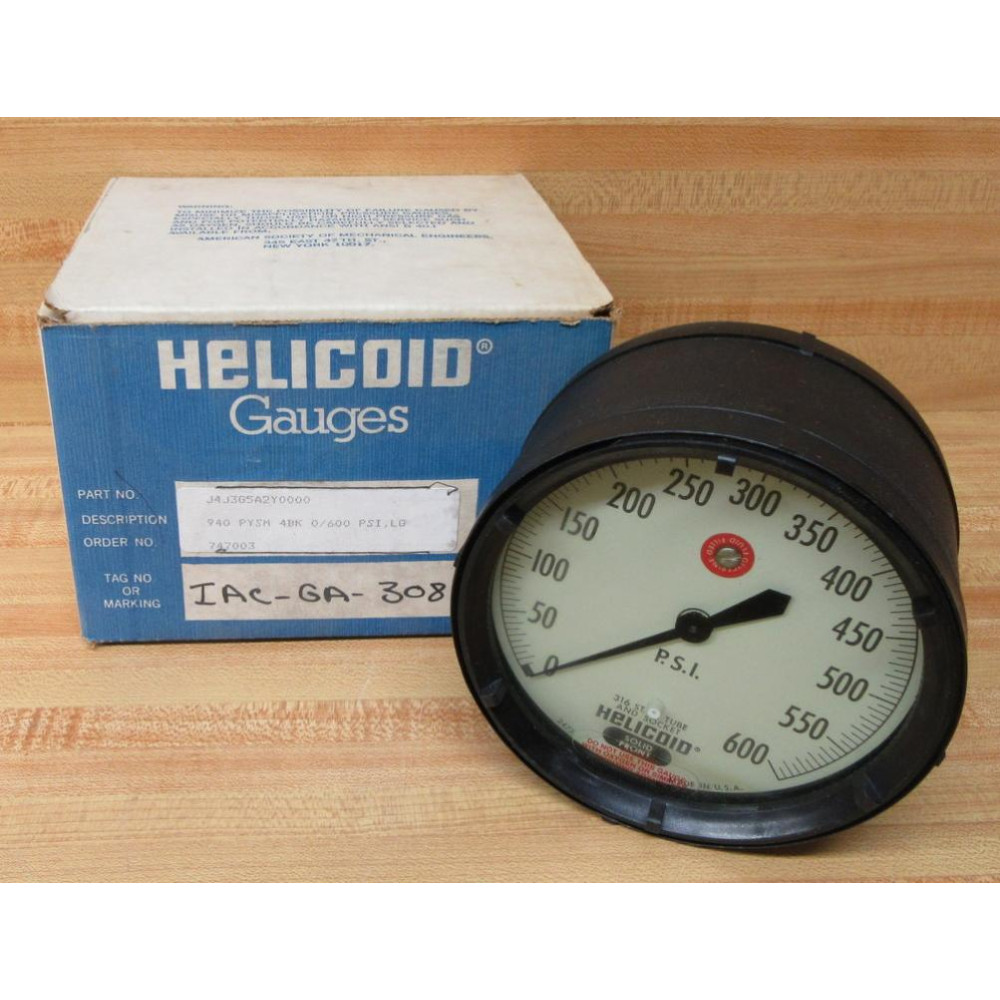 Helicoid J4J3G5A2Y0000 Gauge Helicoid J4J3G5A2Y0000 Gauge