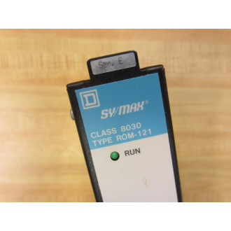 Square D 8030-ROM-121 SyMax Output Module 8030ROM121 Ser.E wTml Cover - Used
