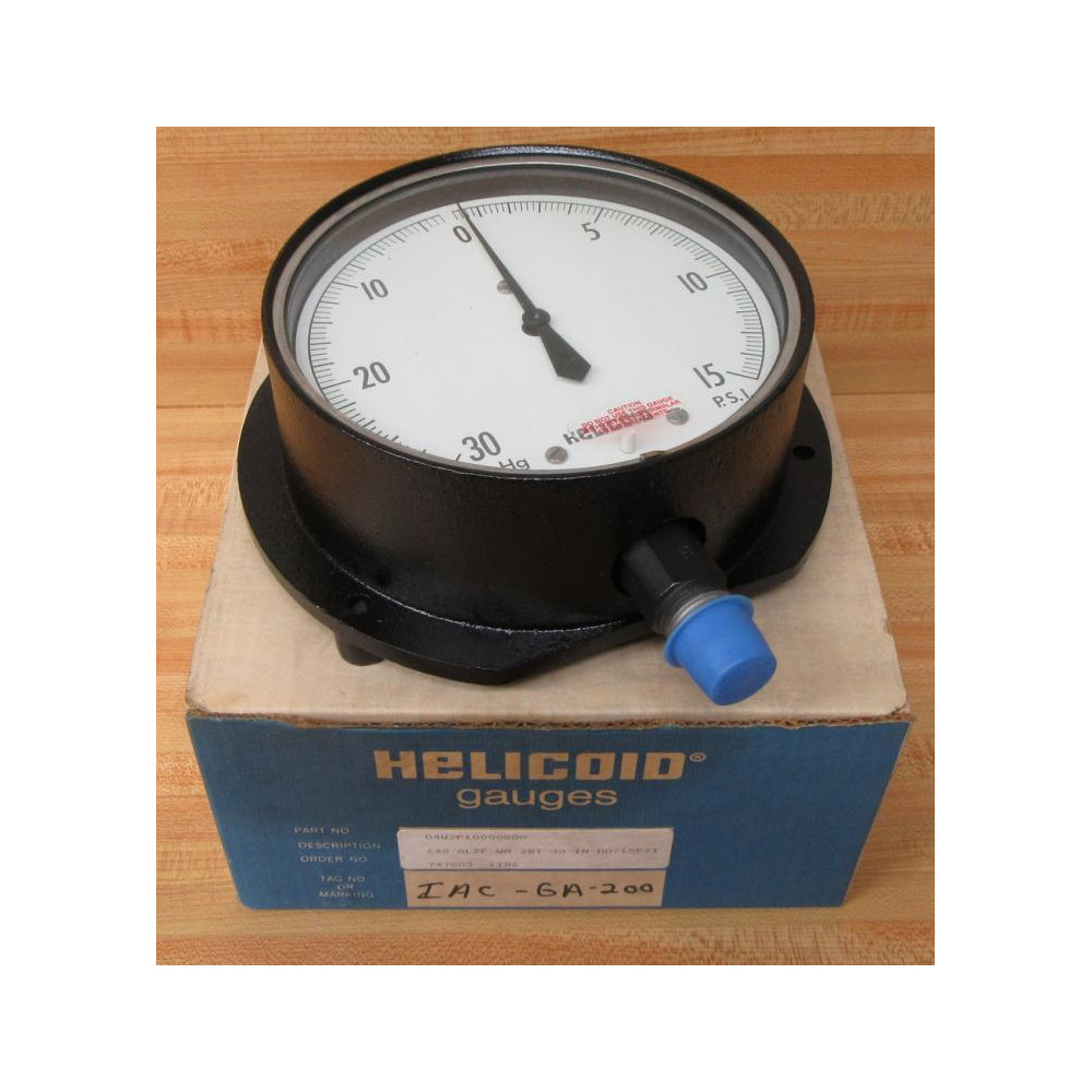 Helicoid G4W2P10000000 Gauge
