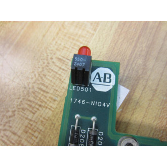 Allen Bradley 1746-NIO4V IO Module 1746-NI04V 2Circuit Board Only - Parts Only
