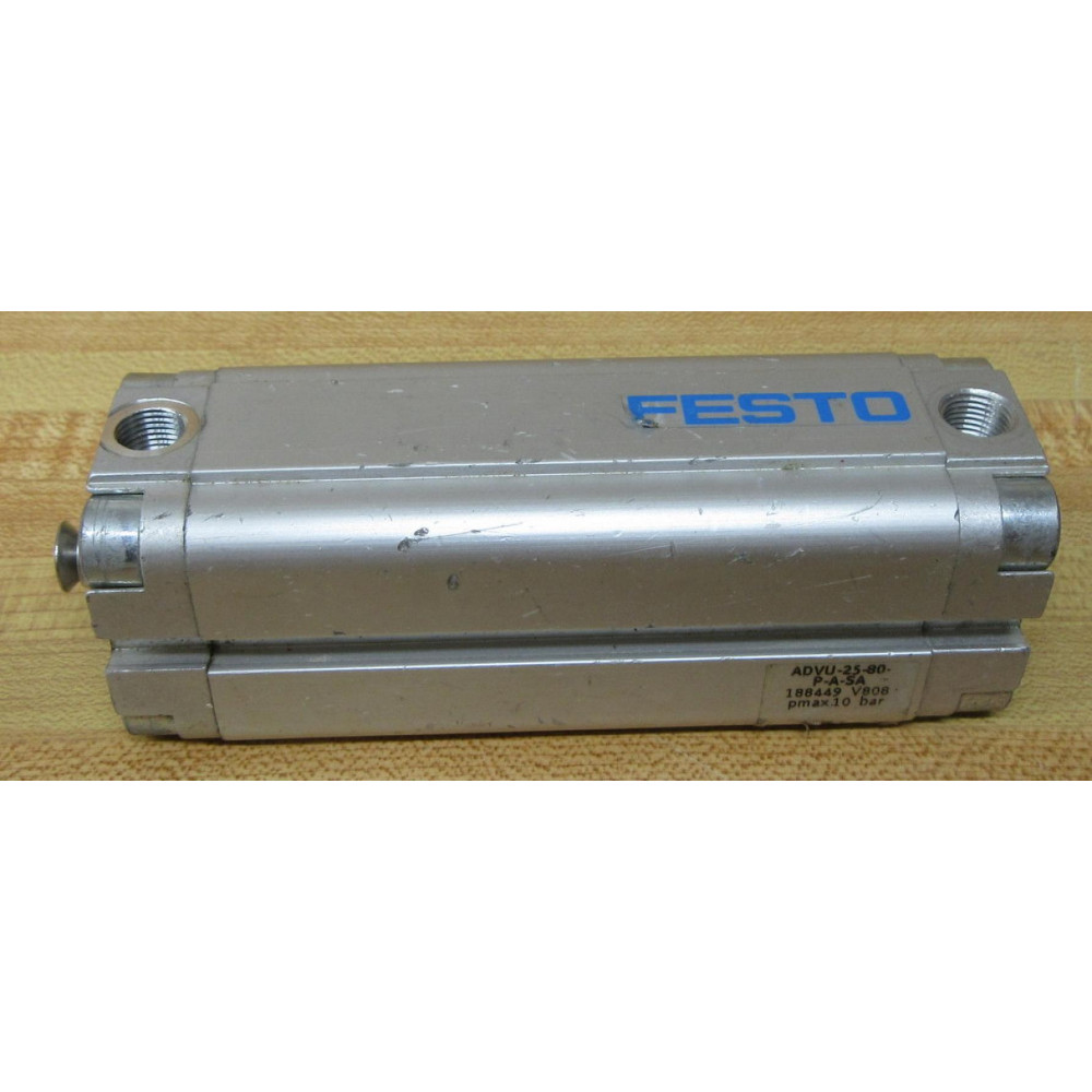 Festo ADVU-25-80-P-A-SA Cylinder ADVU2580PASA - Used Festo ADVU-25-80-P-A-SA Cylinder ADVU2580PASA - Used