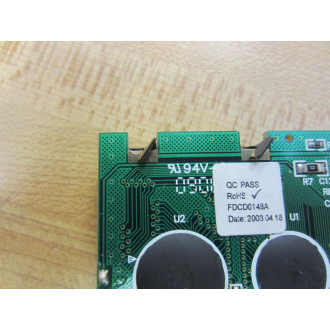 Fordata FDCD0148 Display Bd 0148AD1610Y - Parts Only