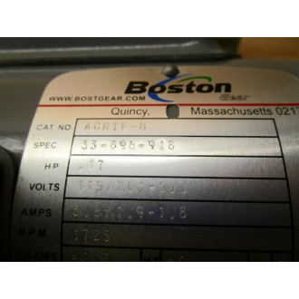Boston ACRTF-B Motor ACRTFB .17HP 1725RPM