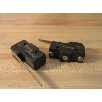 Micro Switch BZ-2RW84T Basic Switch wLever BZ2RW84T (Pack of 2) - Used