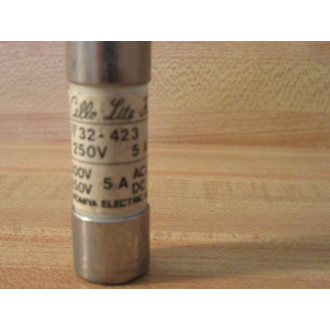 Cello Lite Fuse 32-423 Utsunomya Electric Fuse 32423 5A (Pack of 5) - New No Box
