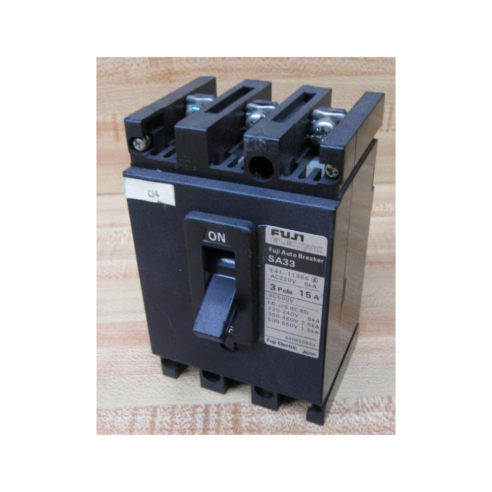 Fuji Electric SA33 Circuit Breaker Amp: 15 - New No Box