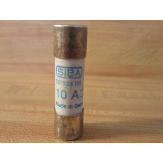 Siba 50 124 06-10 Ultra Rapid Fuse 5012406 (Pack of 5) - New No Box Siba 50 124 06-10 Ultra Rapid Fuse 5012406 (Pack of 5) - New No Box