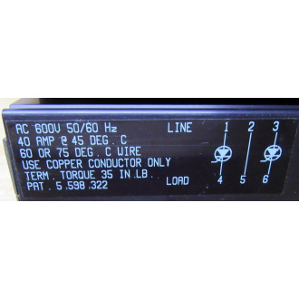 Watlow DC2C-4060-K2S0 Power Control DC2C4060K2S0 - Used
