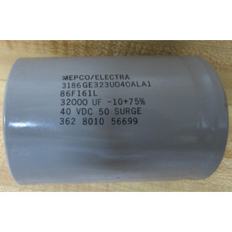 MepcoElectra 3186GE323U040ALA1 Capacitor 86F161L - Used
