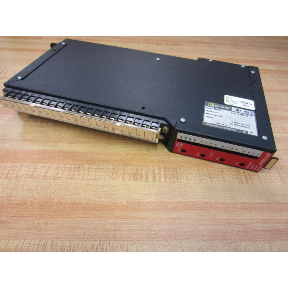 Square D 8030 ROM-221 Output Module 8030ROM221 Series F2 - Used Square D 8030 ROM-221 Output Module 8030ROM221 Series F2 - Used