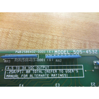Siemens 505-4532 Digital Output Mod 5054532
