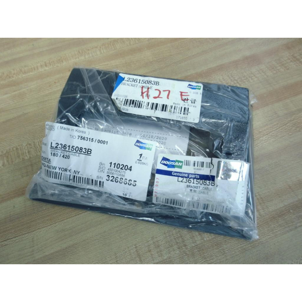 Doosan L23615083B Cable Bracket 180420