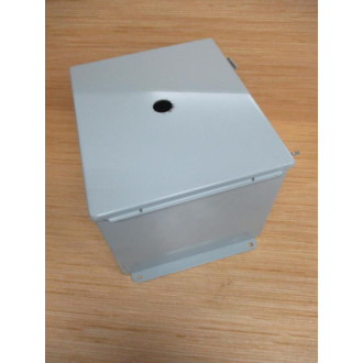 Hoffman A12108CH Junction Box Hole Drilled In Cover - Used