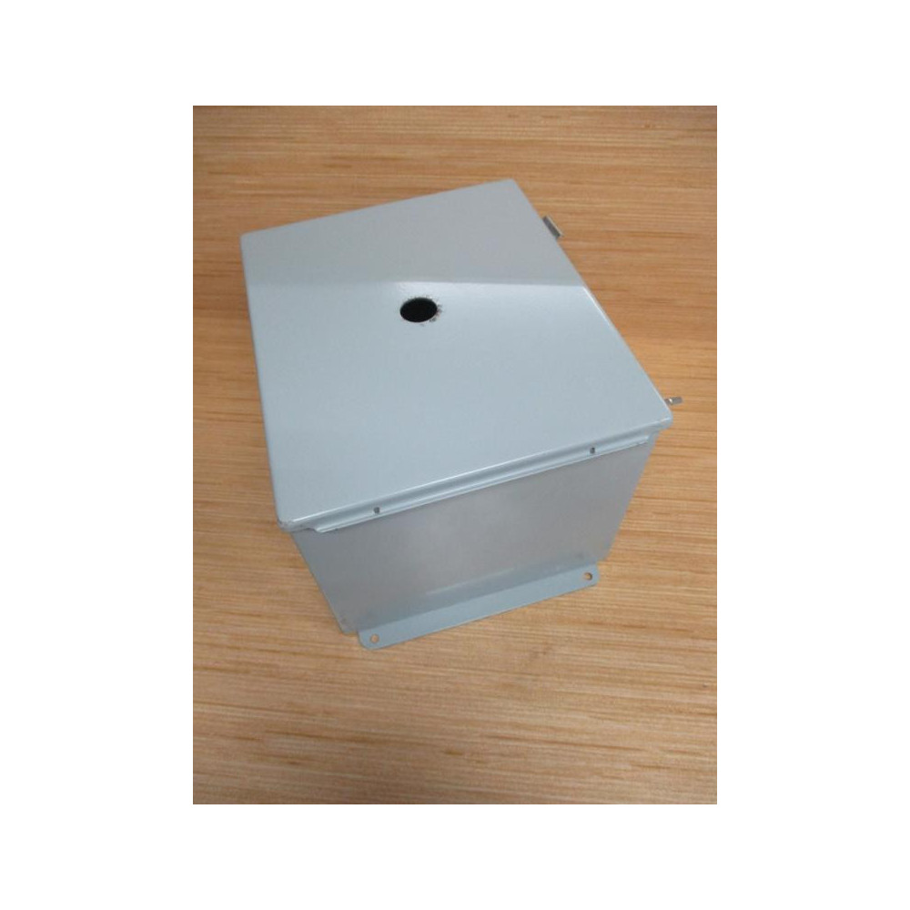 Hoffman A12108CH Junction Box Hole Drilled In Cover - Used