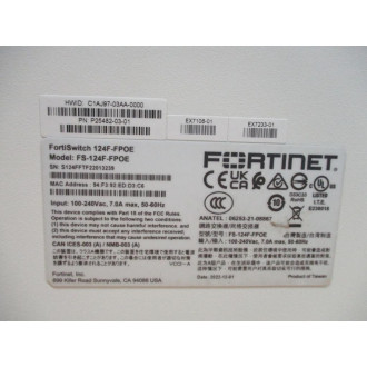Fortinet FS-124F-FPOE FortiSwitch 124F-FPOE - Used