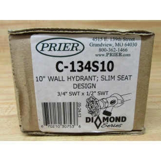 Prier C-134S10 Wall Hydrant C134S10