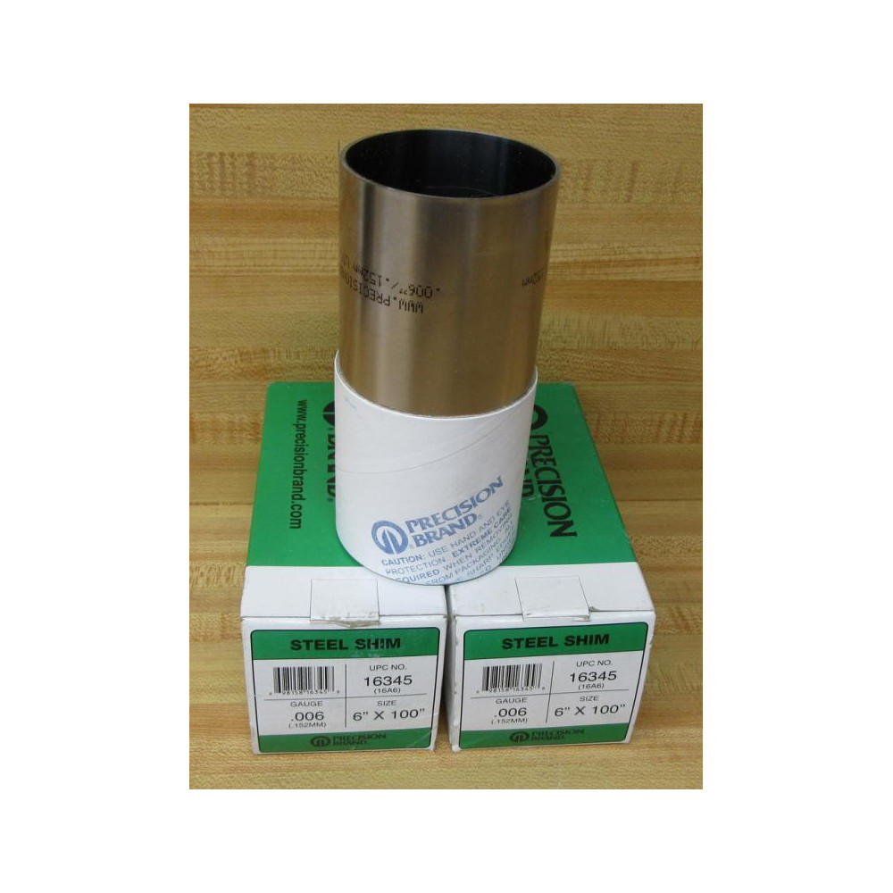 Precision Brand 16345 Steel Shim 16A6 (Pack of 2)
