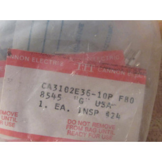 ITT Cannon Electric CA3102E36-10P F80 Circular Connector CA3102E3610PF80
