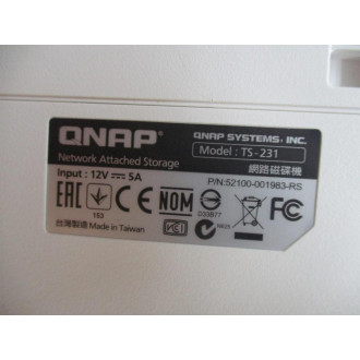 QNAP Systems TS-231 Network Storage System 52100-001983-RS - New No Box