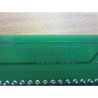 Marposs 6840040557 Circuit Board 6840040557D - Used