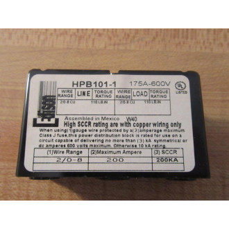 Edison HPB101-1 Power Distribution Block HPB1011 (Pack of 2)