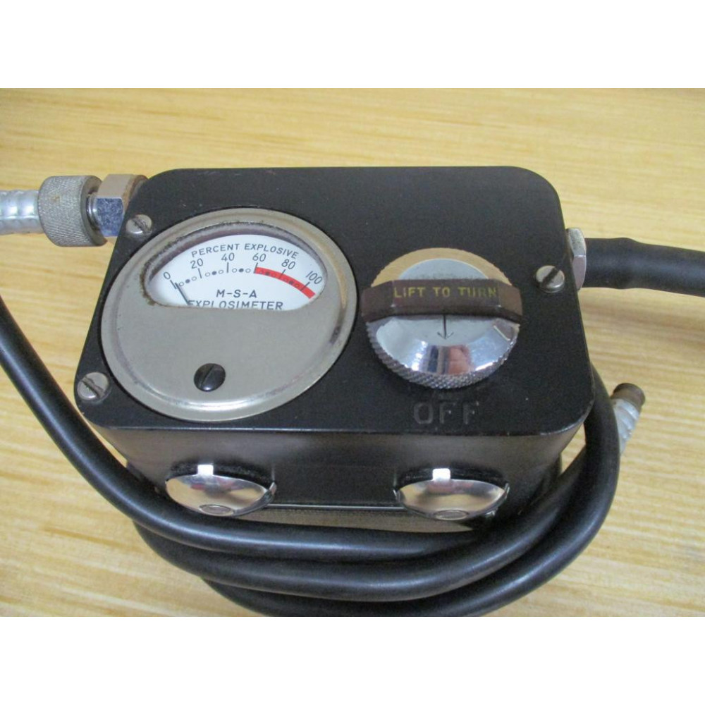 Explisometer M-S-A 89220 Explosimeter Combustible Gas Indicator Model 2A - Used