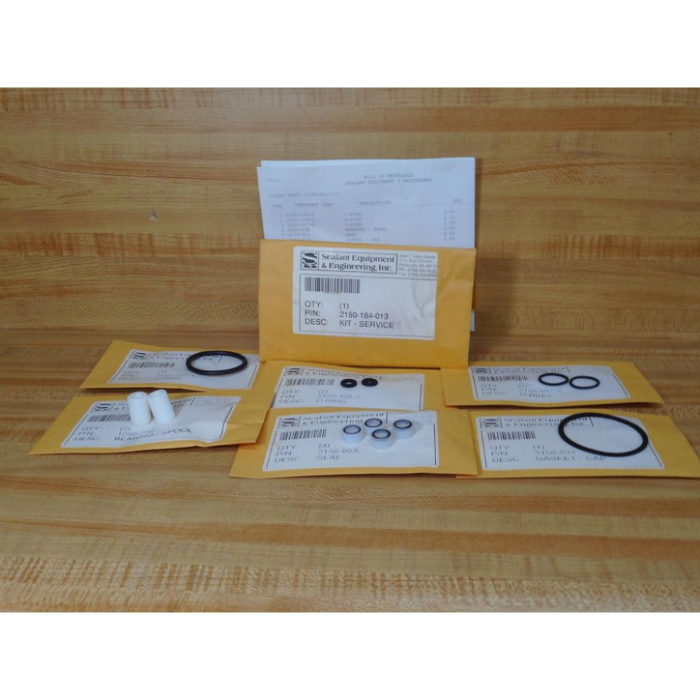Sealant Equipment & Engineering 2150-184-013 12 Piece Service Kit 2150184013