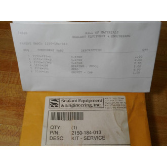 Sealant Equipment & Engineering 2150-184-013 12 Piece Service Kit 2150184013