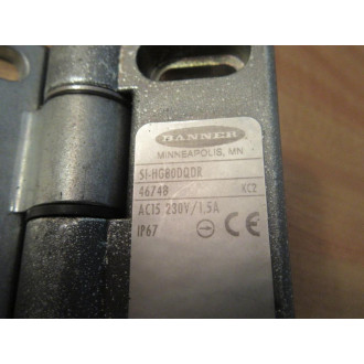 Banner SI-HG80DQDR Hinge Safety Interlock SIHG80DQDR - New No Box
