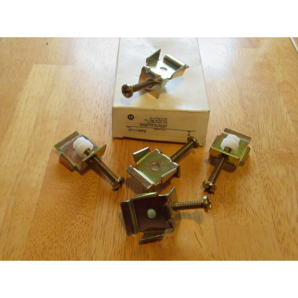 Allen Bradley 2711-NP2 Mounting Clip 77135-166-51 (Pack of 5)