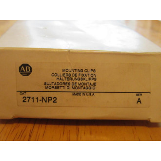 Allen Bradley 2711-NP2 Mounting Clip 77135-166-51 (Pack of 5)