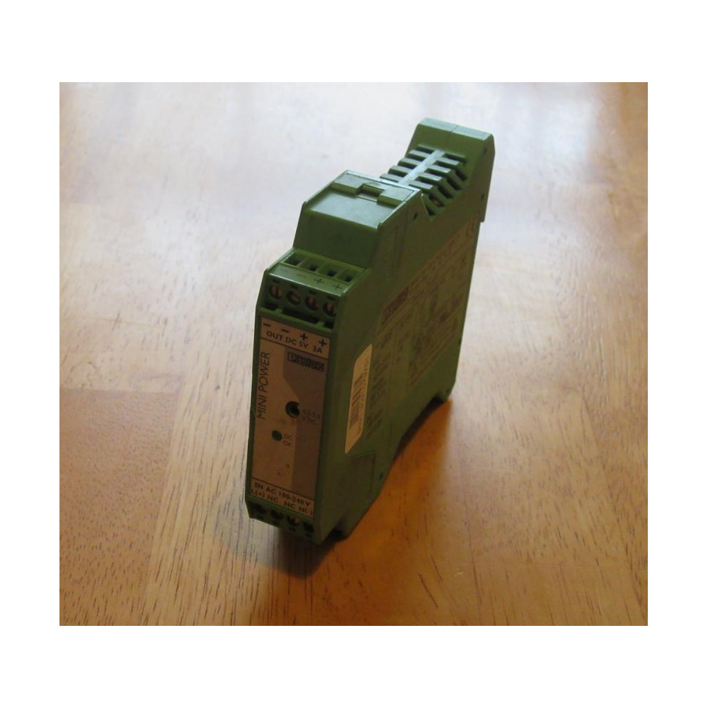 Phoenix Contact MINI-PS-100-240AC5DC3 Power Supply 29 38 71 4 - Used Phoenix Contact MINI-PS-100-240AC5DC3 Power Supply 29 38 71 4 - Used