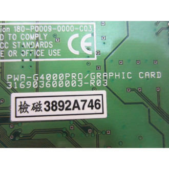 Nvidia 180-P0009-0000-C03 16MB Graphics Card 182757-004 PWAGR000PRO - Used