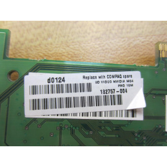 Nvidia 180-P0009-0000-C03 16MB Graphics Card 182757-004 PWAGR000PRO - Used