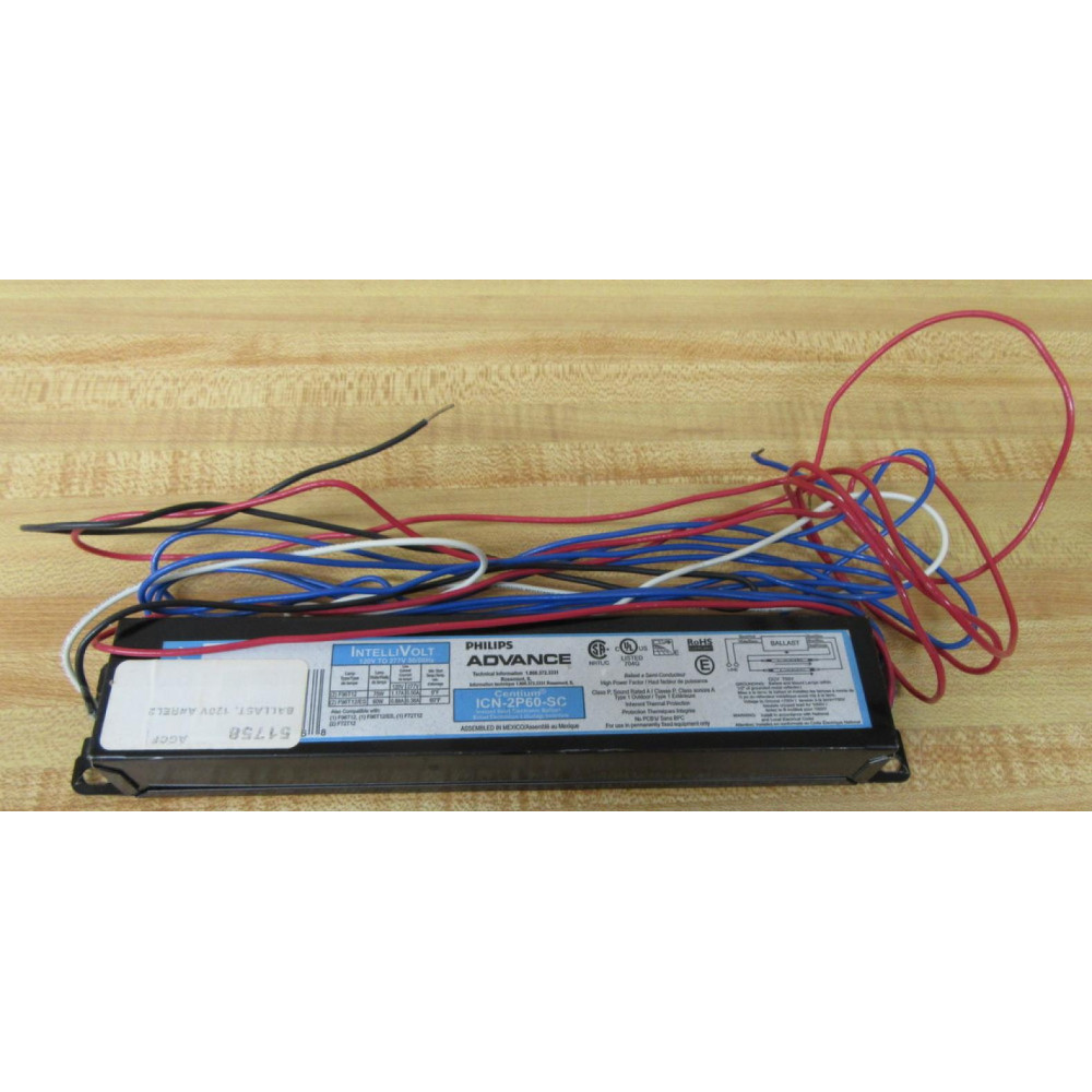 Philips Advance ICN-2P60-SC Ballast ICN2P60SC - New No Box Philips Advance ICN-2P60-SC Ballast ICN2P60SC - New No Box