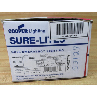 Cooper Lighting CC2 Sure-Lite C000002