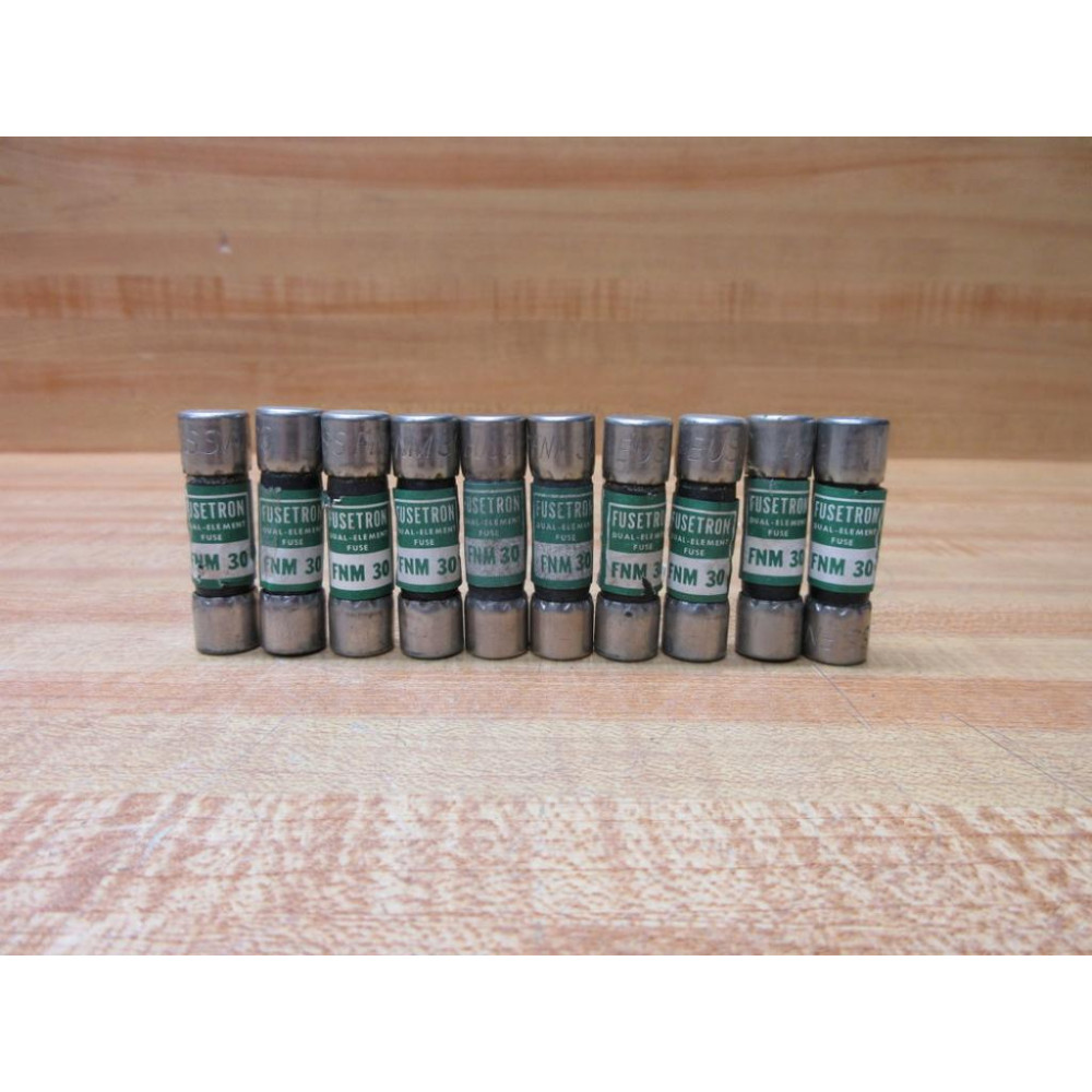 Buss FNM-30 Bussmann Fuse Cross Ref 1CT84 (Pack of 10) - New No Box