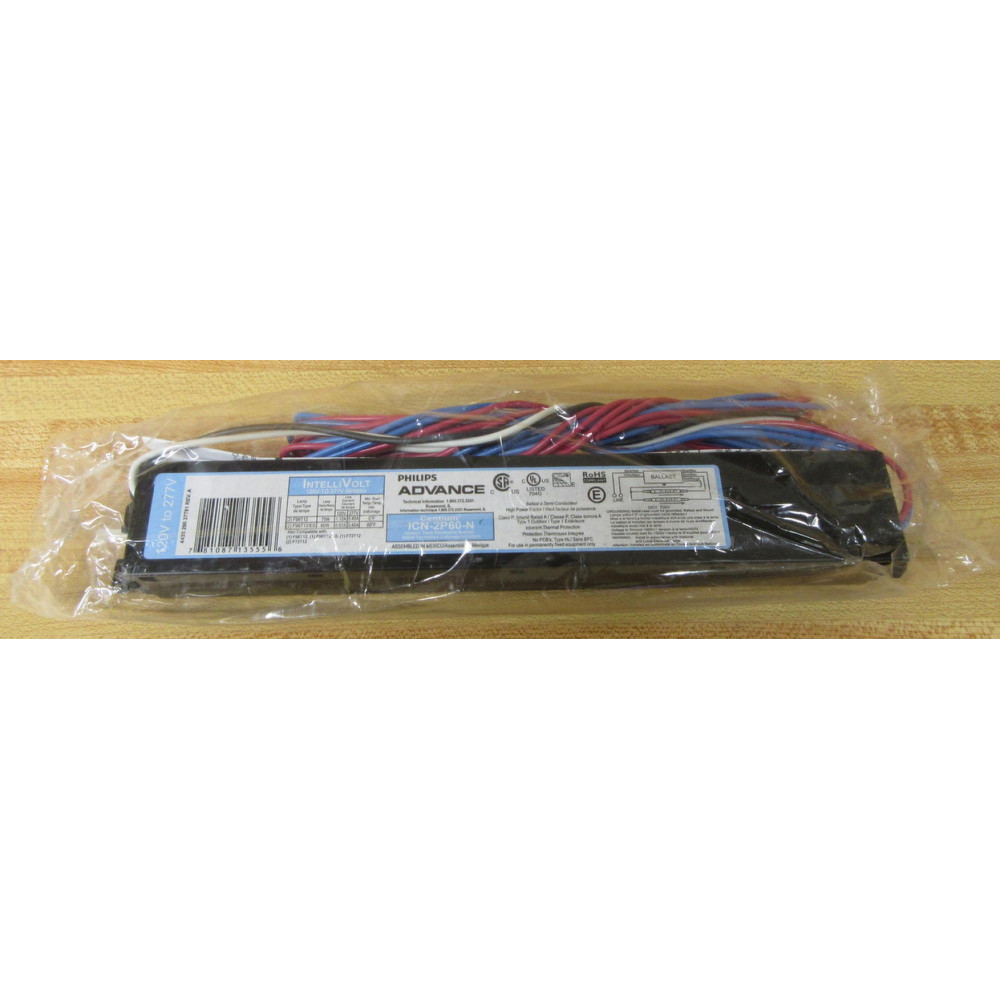 Philips Advance ICN-2P60-N Ballast ICN2P60N (Pack of 11) Philips Advance ICN-2P60-N Ballast ICN2P60N (Pack of 11)