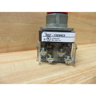 Allen Bradley 800T-FX6NNEX Red Button 800TFX6NNEX