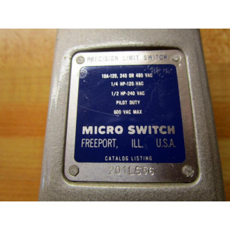 Micro Switch 201LS56 Limit Switch WO Back Cover - Used