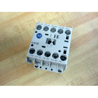 Allen Bradley 700-K40E-D Control Relay 700-K40E-* - Used