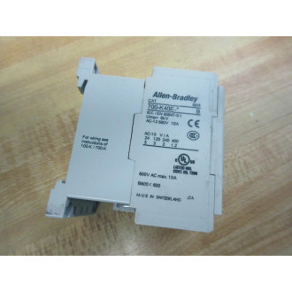 Allen Bradley 700-K40E-D Control Relay 700-K40E-* - Used