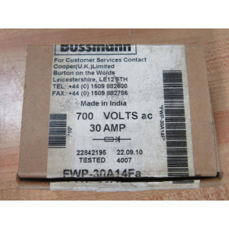 Buss FWP-30A14FA Bussmann Fuse Cross Ref 6F417 (Pack of 10)