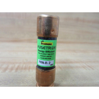 Bussmann FRN-R 2 Fusetron Fuse FRNR2 Green (Pack of 6) - New No Box
