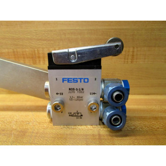 Festo ROS-3-18 Roller Lever Valve WMount 04157 1588311 Festo ROS-3-18 Roller Lever Valve WMount 04157 1588311